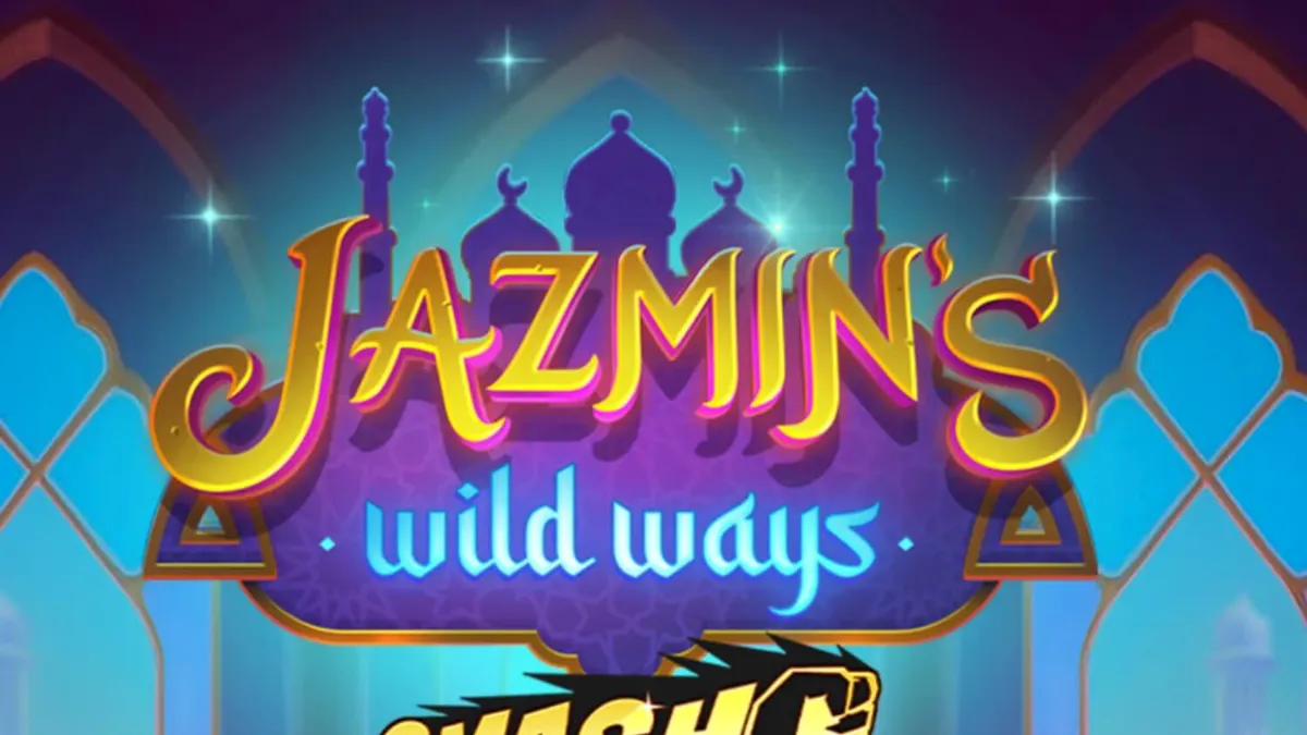 Makulay na disenyo ng Jazmin’s Wild Ways Smash Pots slot na may mga gintong palamuti at gemstones.